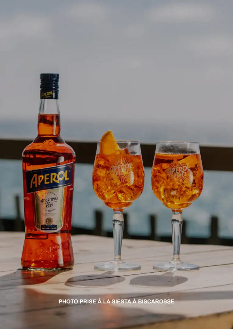 Maxito Lot De 4 Verres Aperol Spritz - Design Moderne Élégant - Parfait Coffret Cadeau Apéro