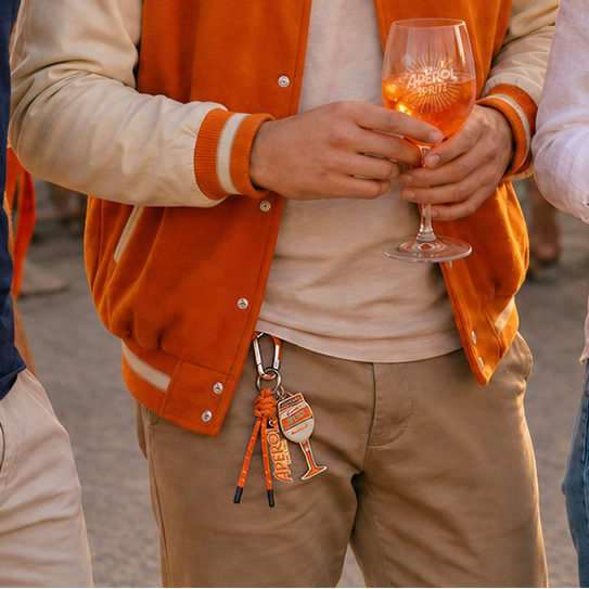 Aperol perfect serve keyring