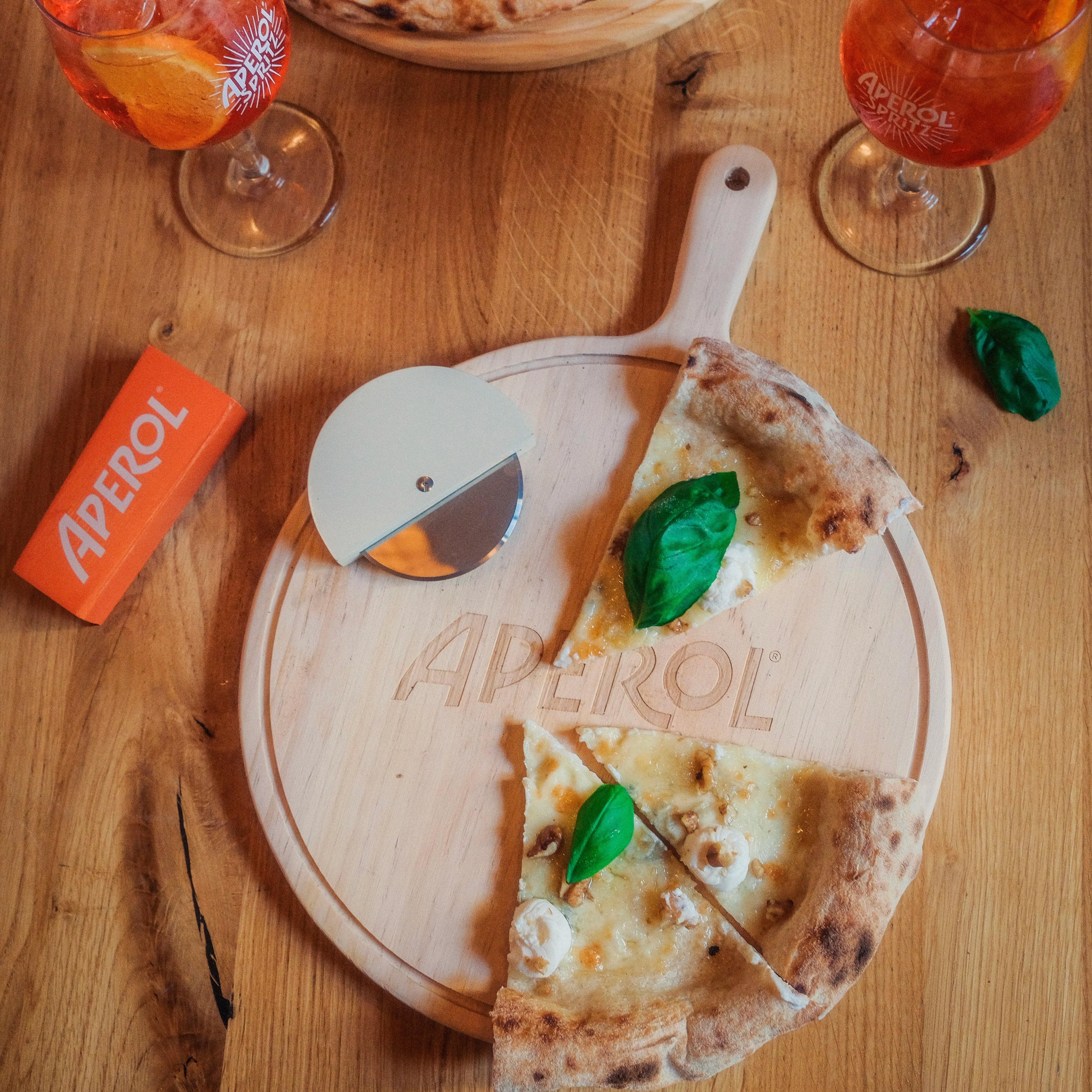 APEROL WOODEN PIZZA TRAY