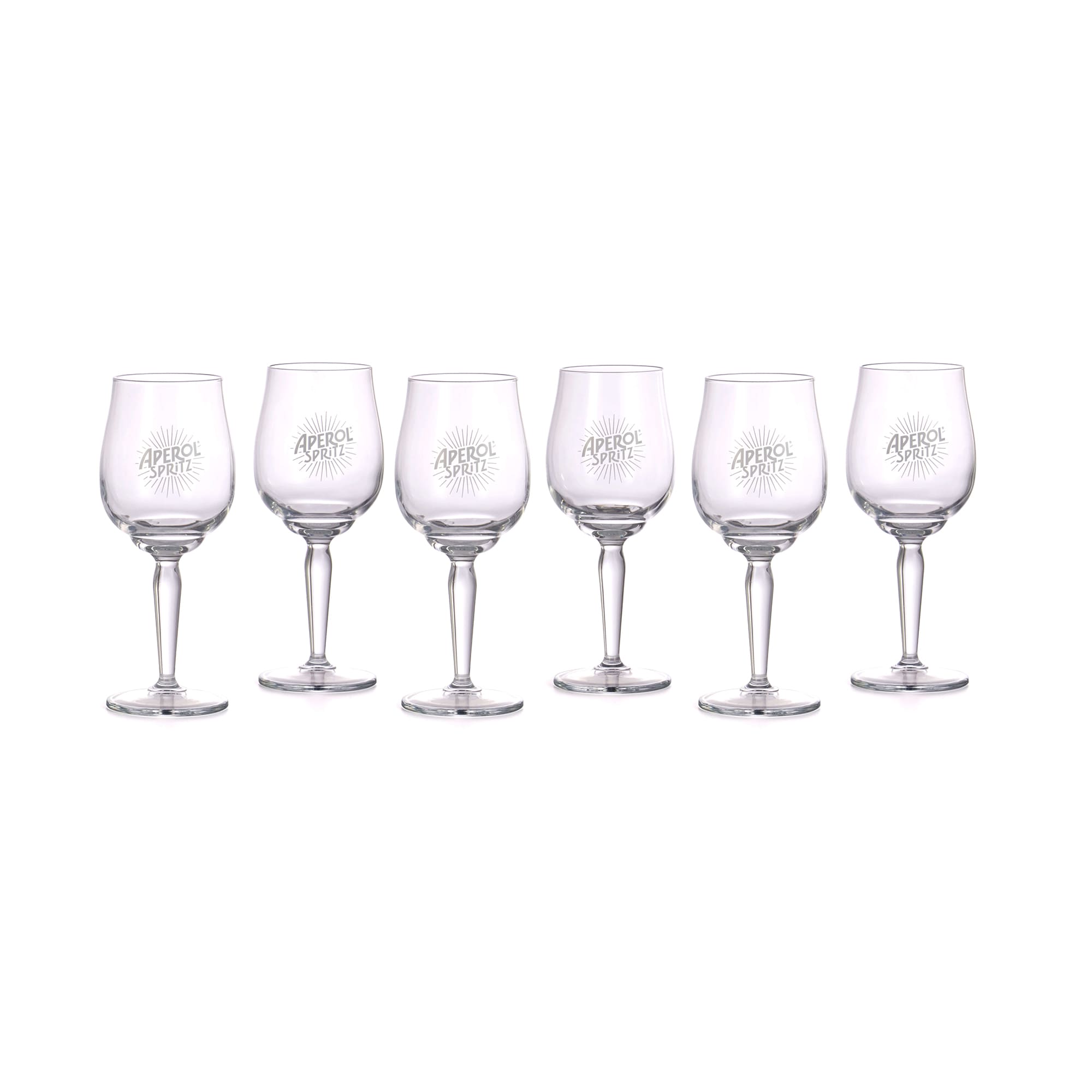 APEROL SPRITZ 6 SIGNATURE GLASSES